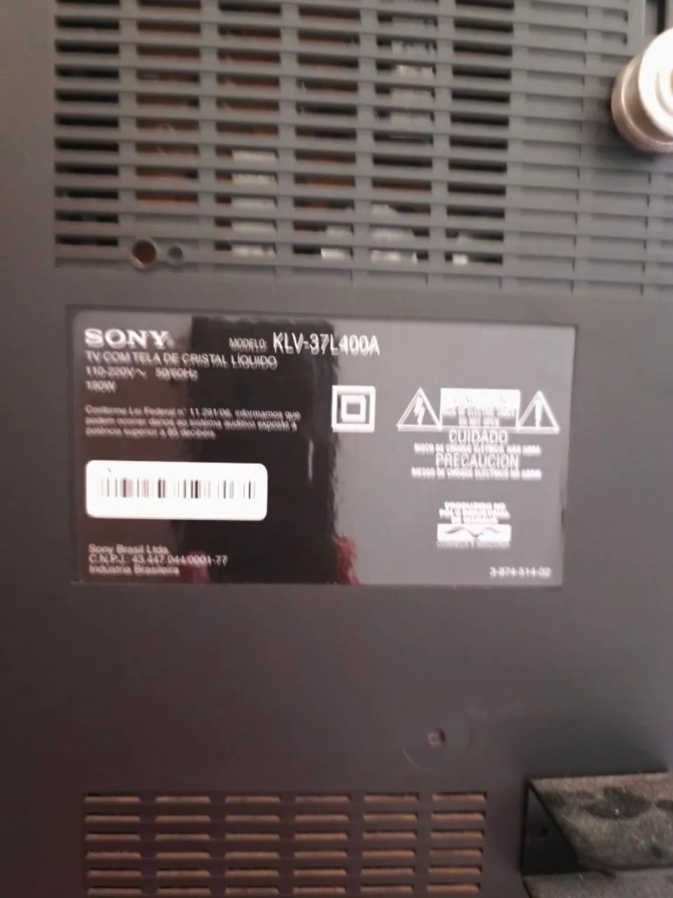 TV LCD 37 SONY BRAVIA KLV37L400A - Foto 4