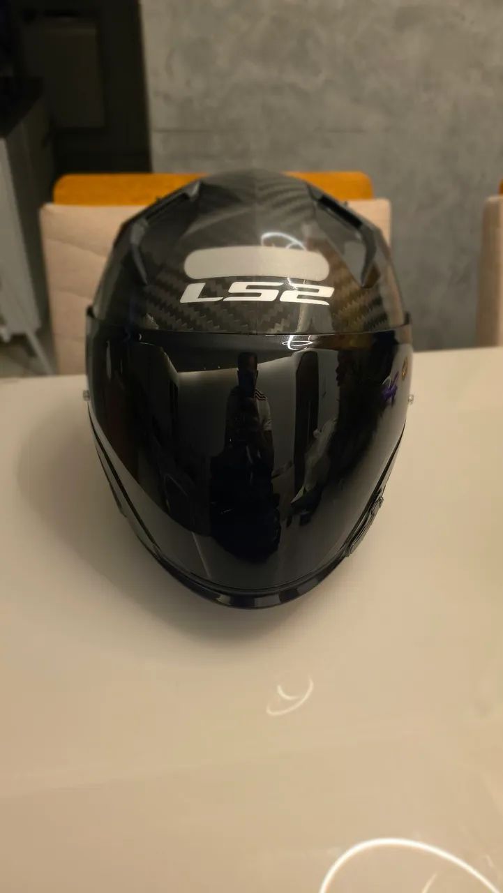 PROMOÇÃO Capacete LS2 Infinity II Solid Carbon - Foto 2
