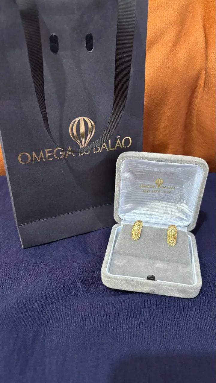 Brinco de ouro 18k à venda  - Foto 2