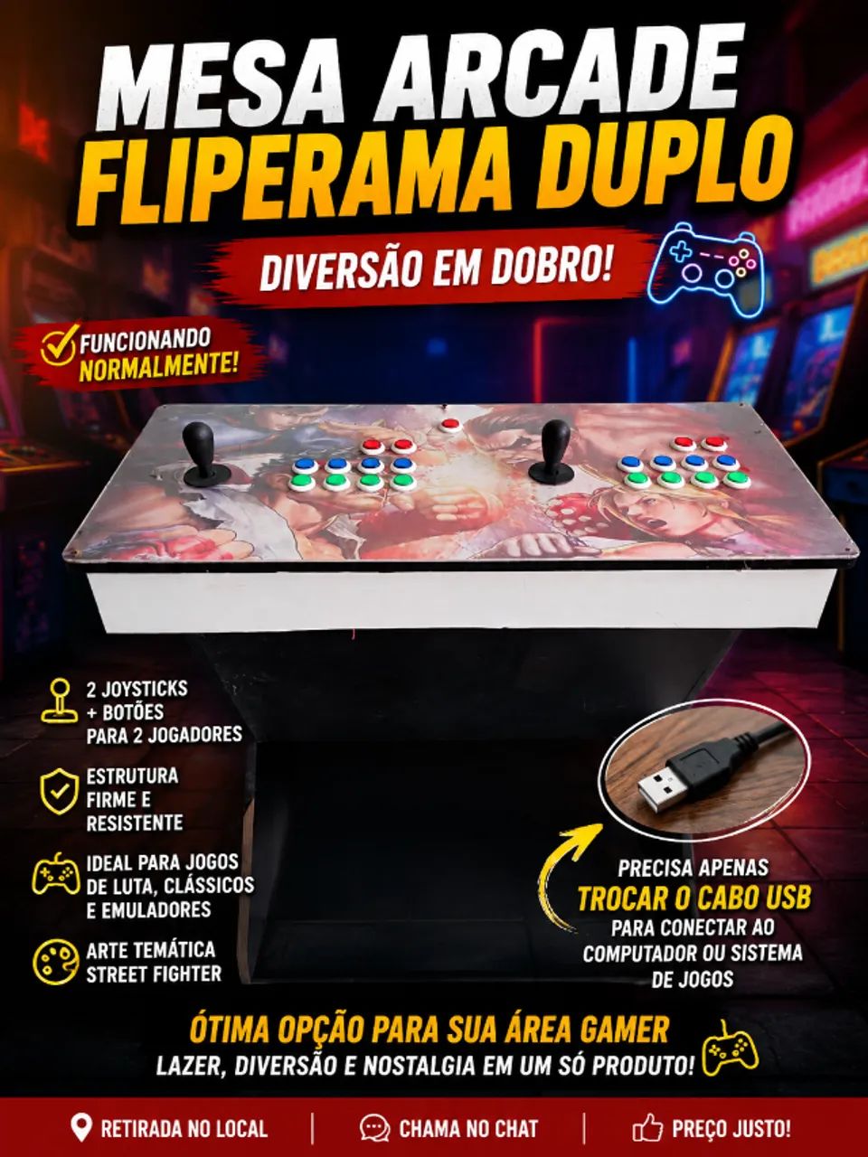 Mesa de fliperama  - Foto 2