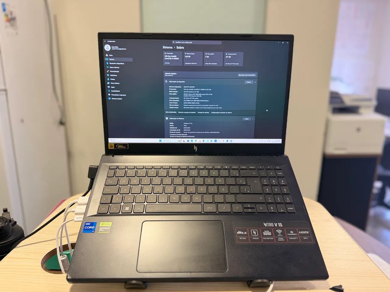 Notebook v15 Nitro Acer - Foto 5