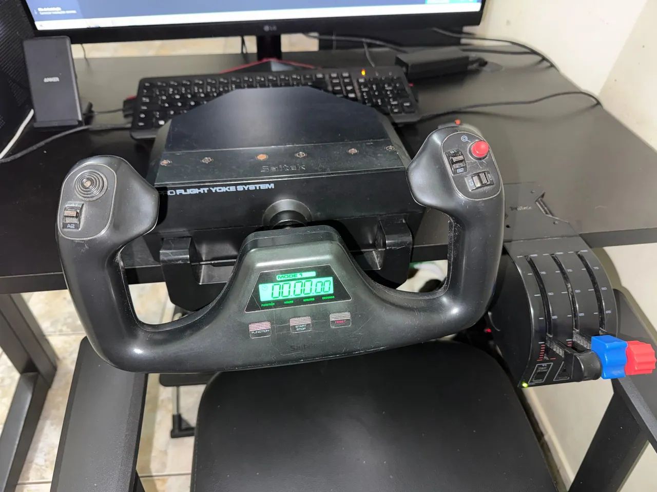 Flight Yoke System - Manche Avião - Foto 2