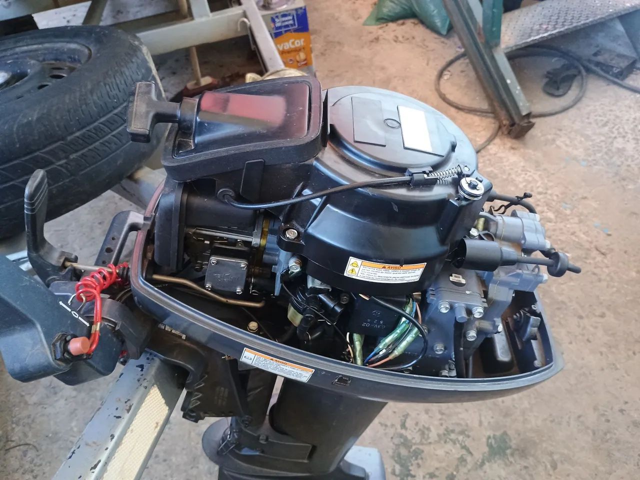  motor Yamaha 15 Hp  - Foto 4