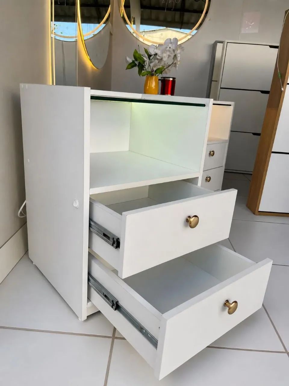 CRIADO-MUDO EM MDF | com ou sem led - Foto 2