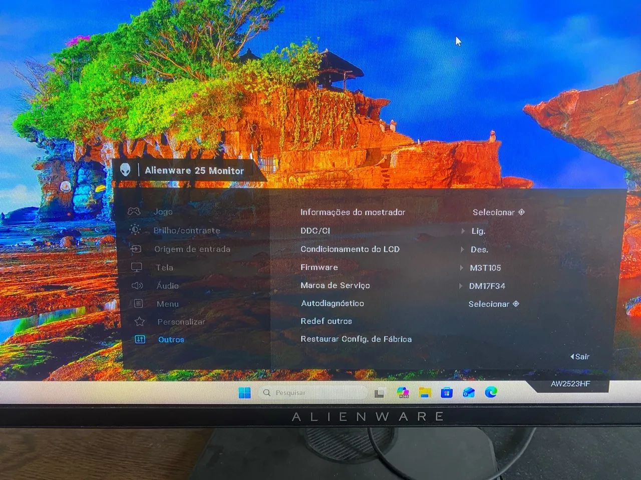 MONITOR ALIENWARE AW2523HF 360HZ - Foto 3