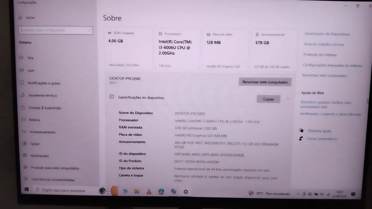 Notebook + monitor  - Foto 5