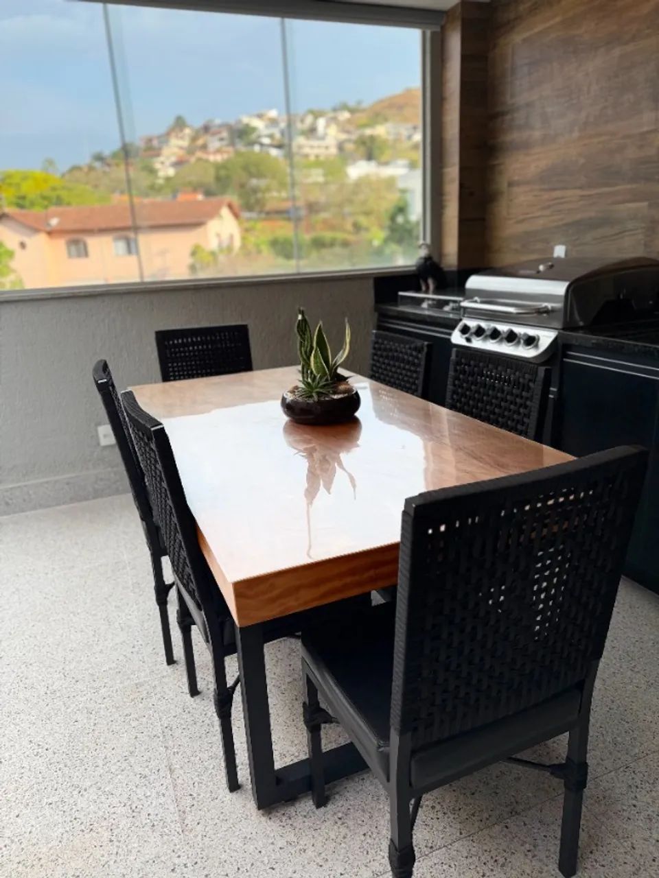 Mesa de Jantar com 6 Cadeiras - Conjunto Premium Impecável - Foto 2