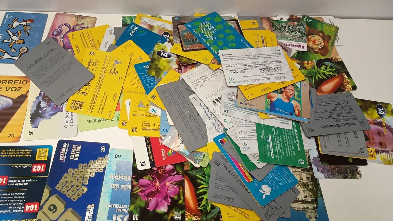 Lote de cartão telefônico com aproximadamente 180 cartão - Foto 4