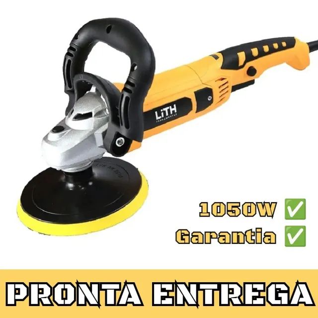 Politriz Angular 110/127v Velocidade Variável 6 Polegadas Potência 1050W 60Hz 4200rpm Lith - Foto 5