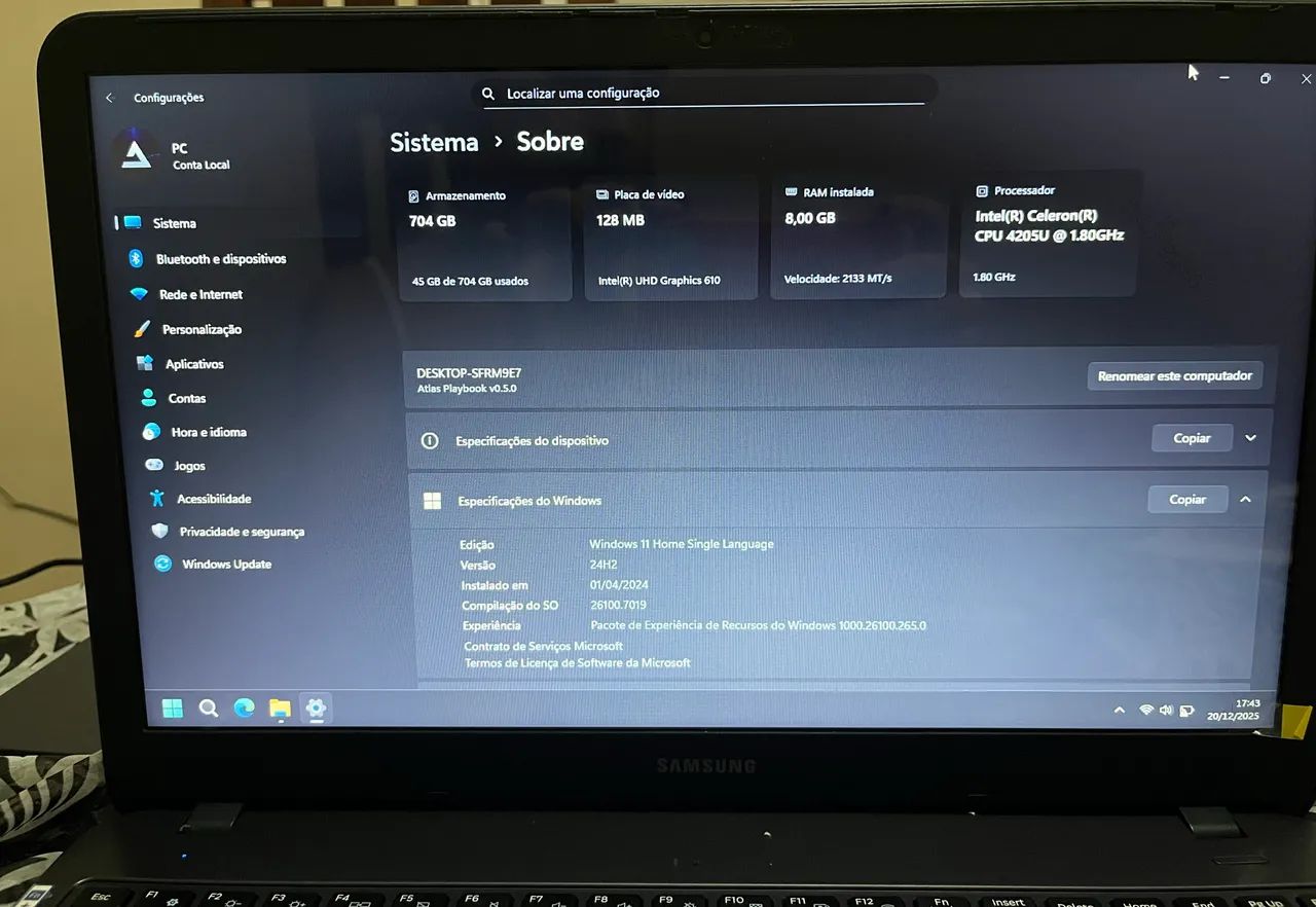 Notebook Samsung Essentials NP350XBE - Foto 2