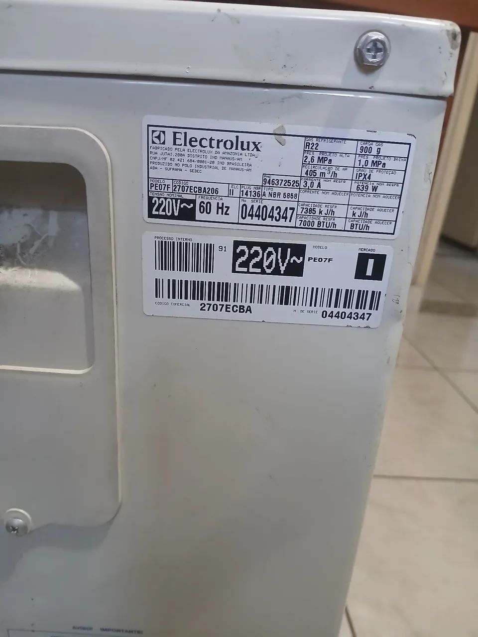 Condensadora Electrolux 7000 btus - Foto 3