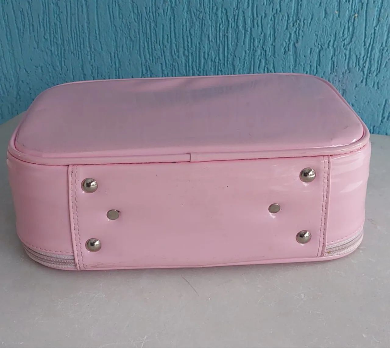 Maleta rosa pouco uso - Foto 4