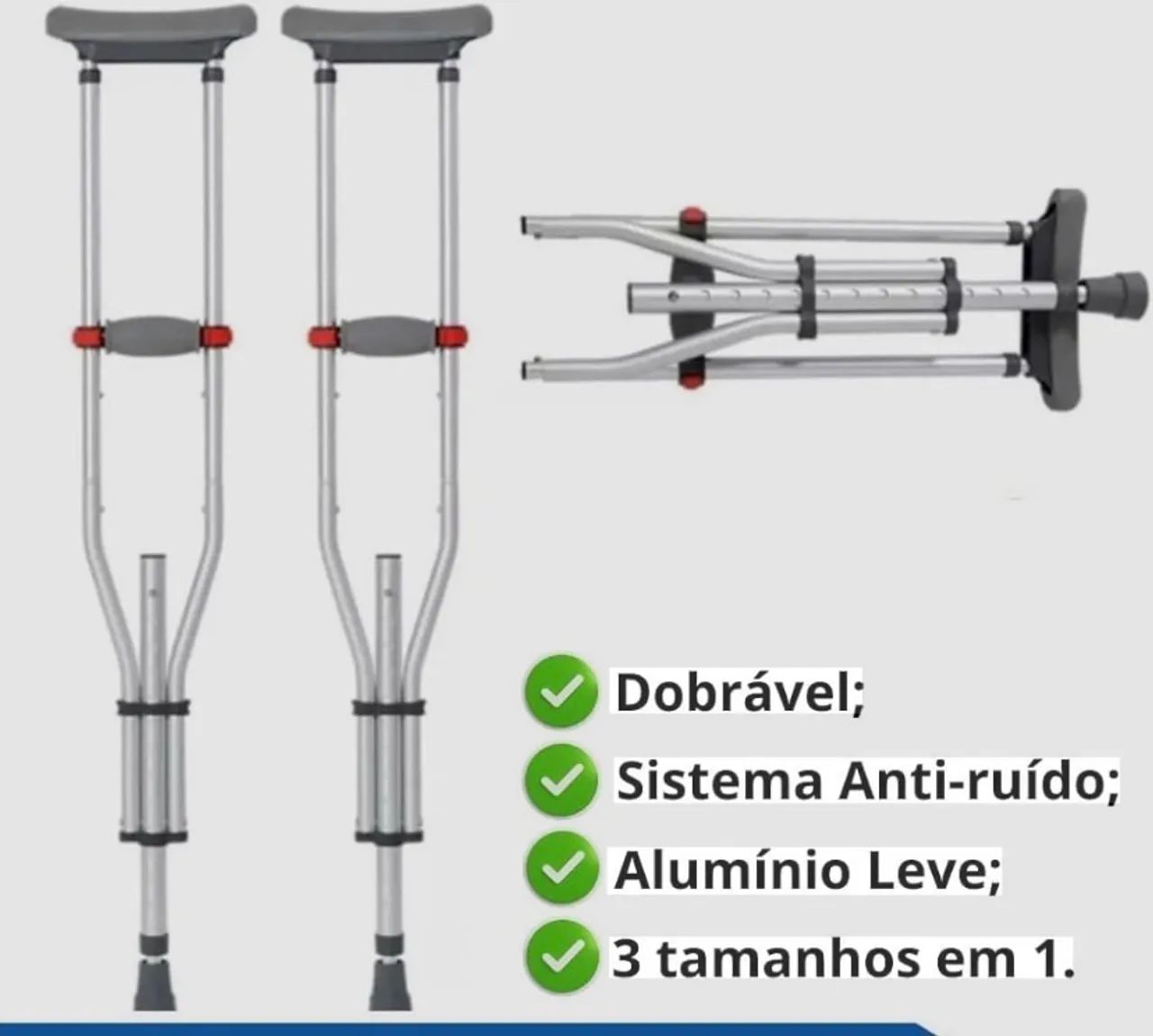 Aluguel de cadeira de rodas, cadeira de banho, muletas! Entrega rápida, fácil locação!! - Foto 5