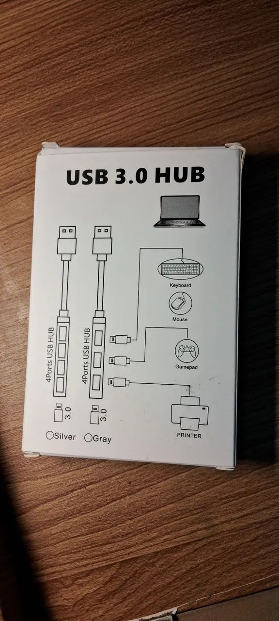 Hub USB 3.0 4 portas pc/tablet/notebook/ios - Foto 2