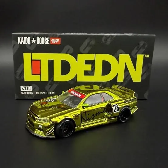 スカイライン R34 dgk Kaido houseカイドウ　街道　ハウス Kaido House DGK - Nissan Skyline R34 COM PIN! - Brinquedos e Jogos