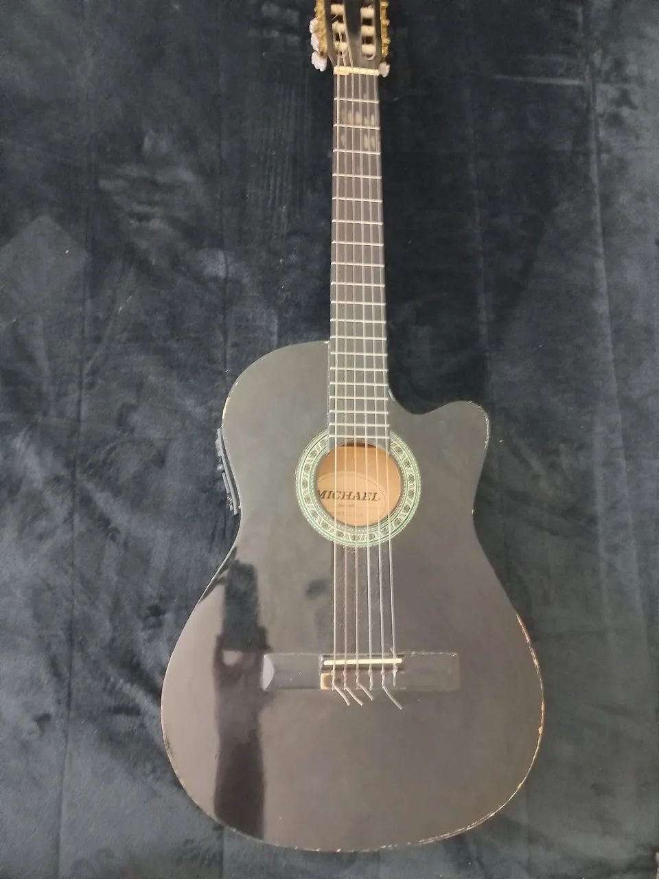 Violao eletrico Michael nylon 