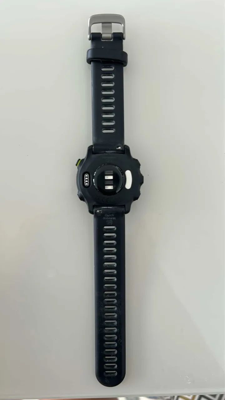 Relógio Garmin Forerunner 55 Monitor Cardíaco E Gps 42mm Black Mesh Black Preto  - Foto 2