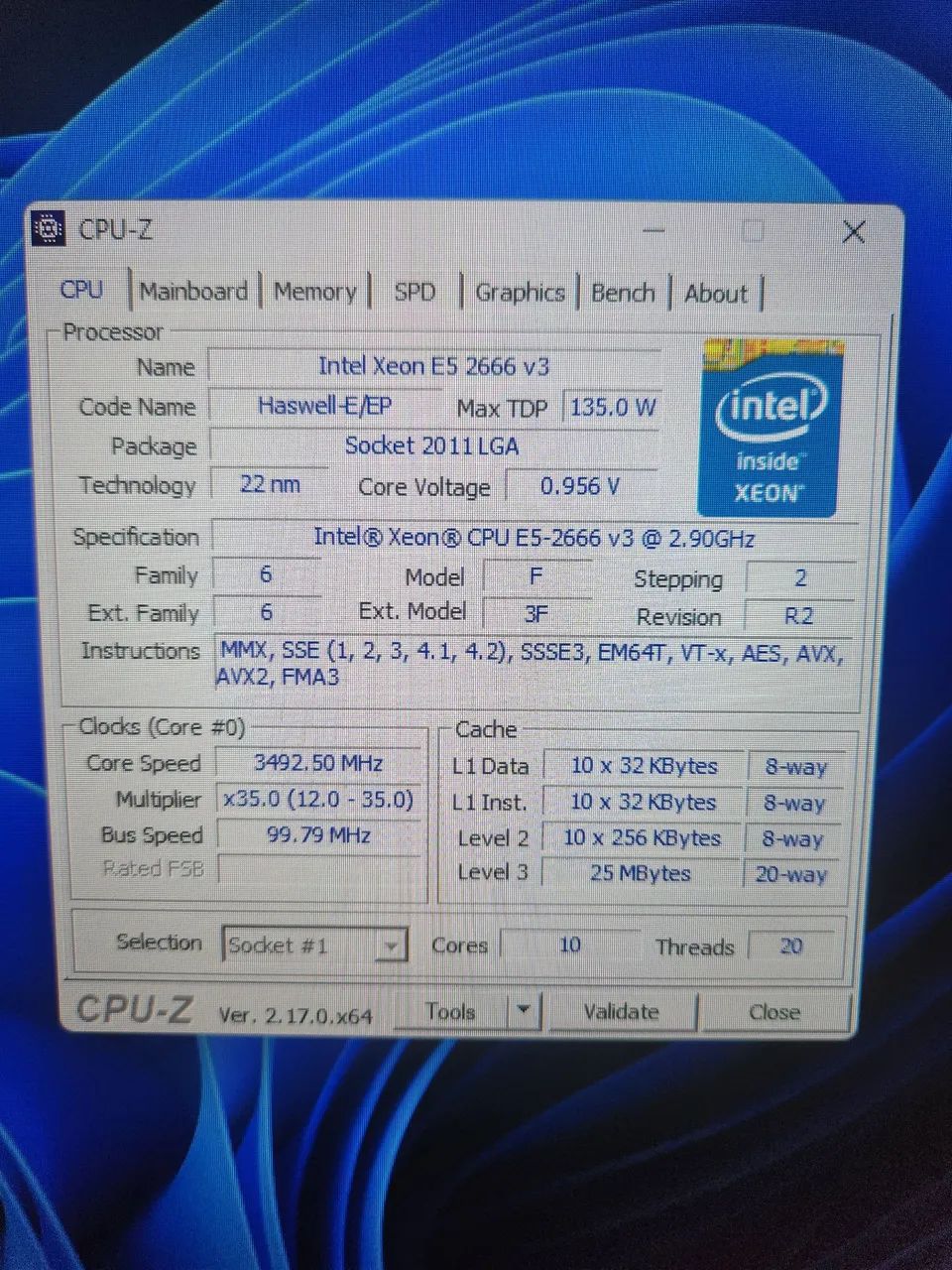 Kit Placa-mãe X99 + Xeon E5-2666 v3 - Testado e Funcionando