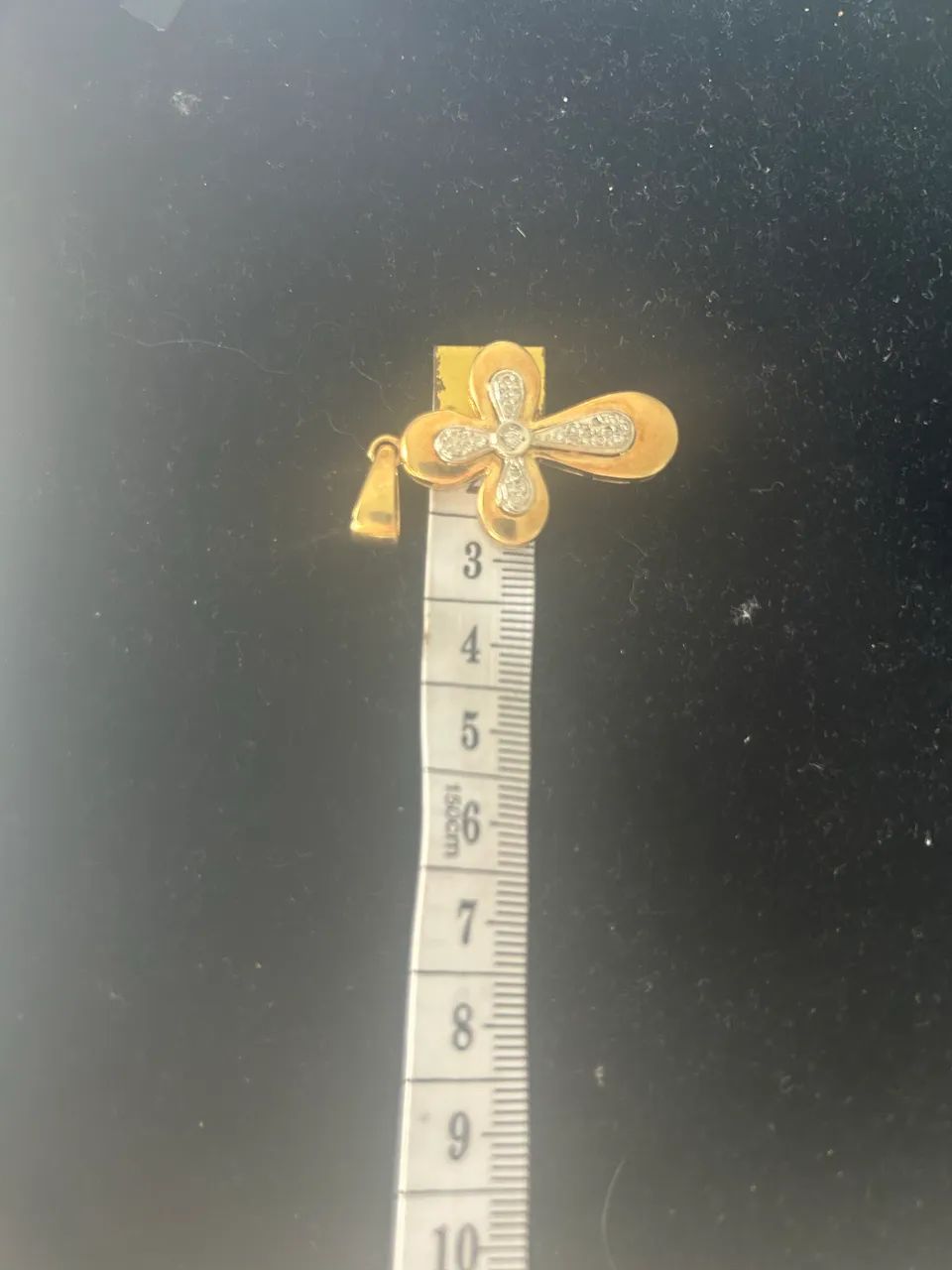Pingente ouro 18k 750 com diamantes. - Foto 5