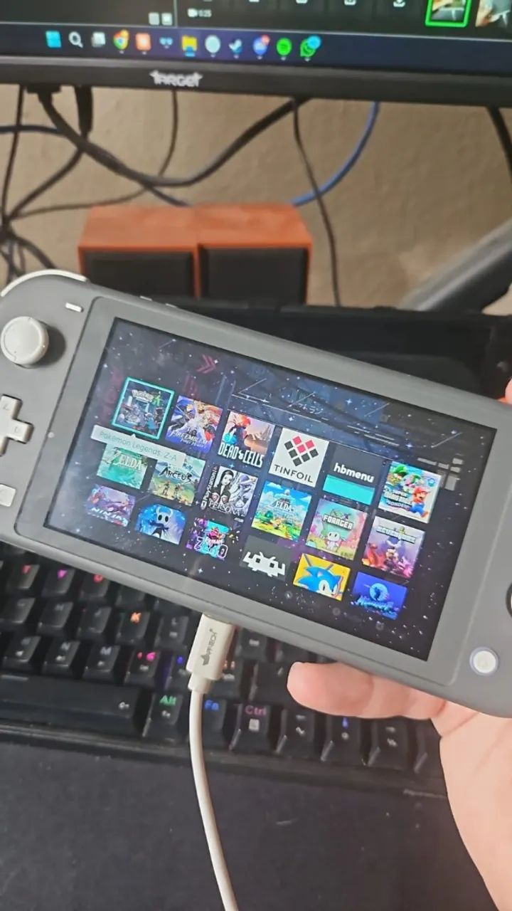 NINTENDO SWITCH DESBLOQUEADO 216GB - Foto 3