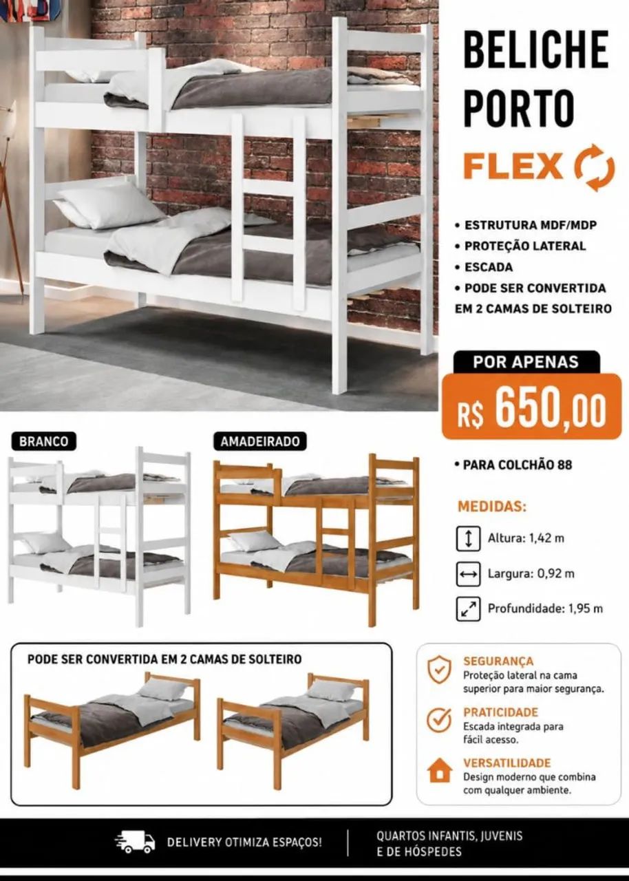 Beliche aparte de 650.00