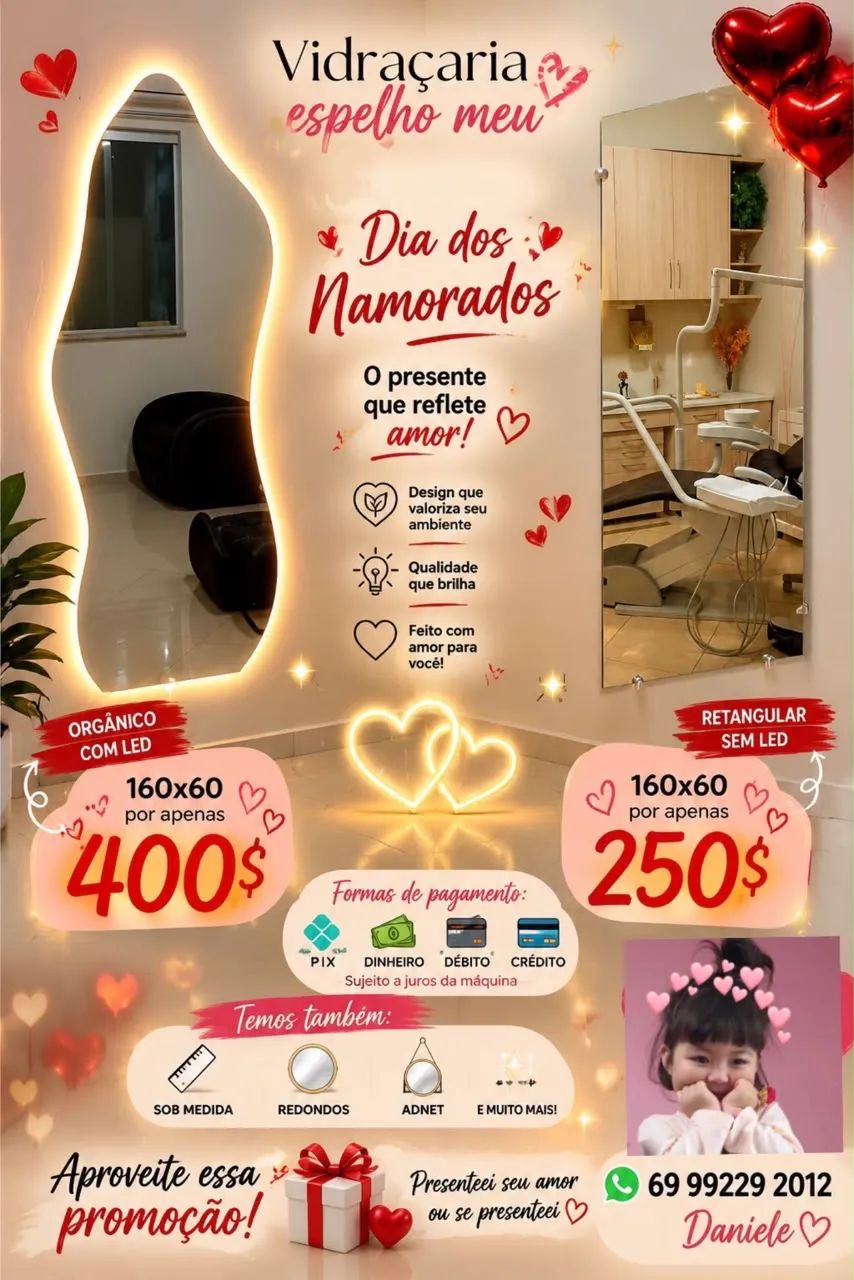 Espelhos pronta entrega 