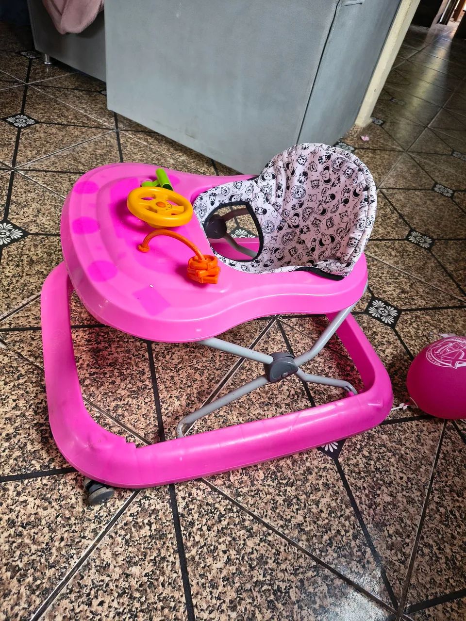 Andador rosa menina  - Foto 2
