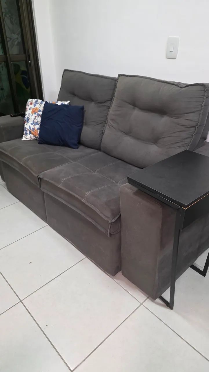 Sofá cinza 2 lugares - Foto 4