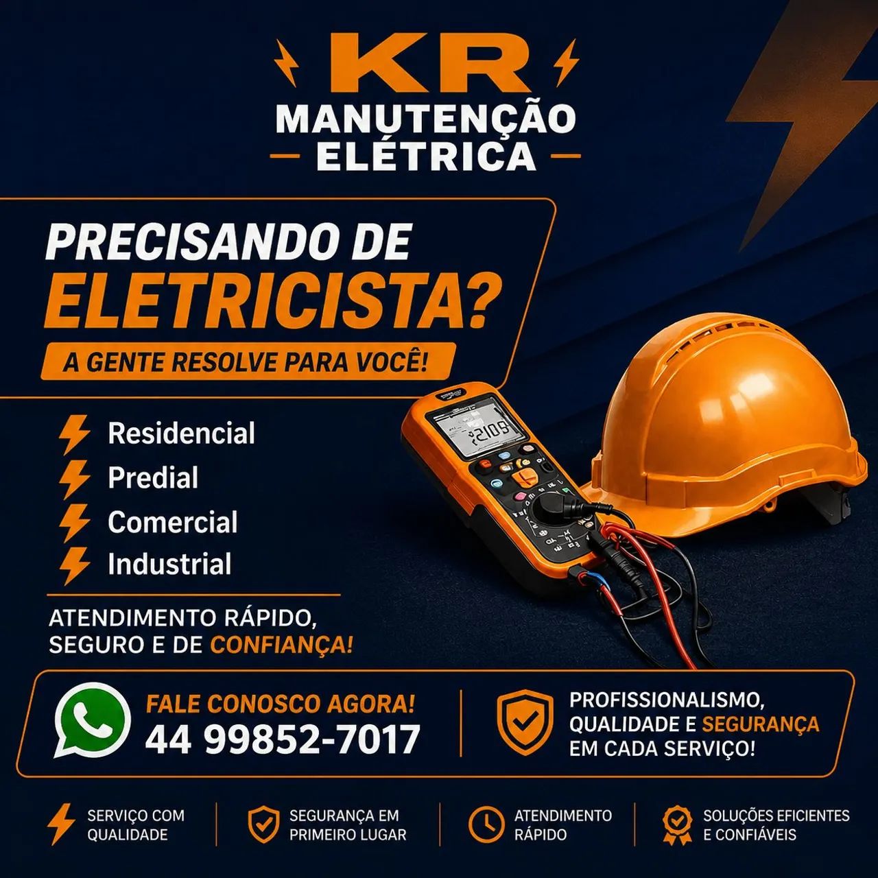 Eletricista Profissional - Elétrica | Maringá e Região