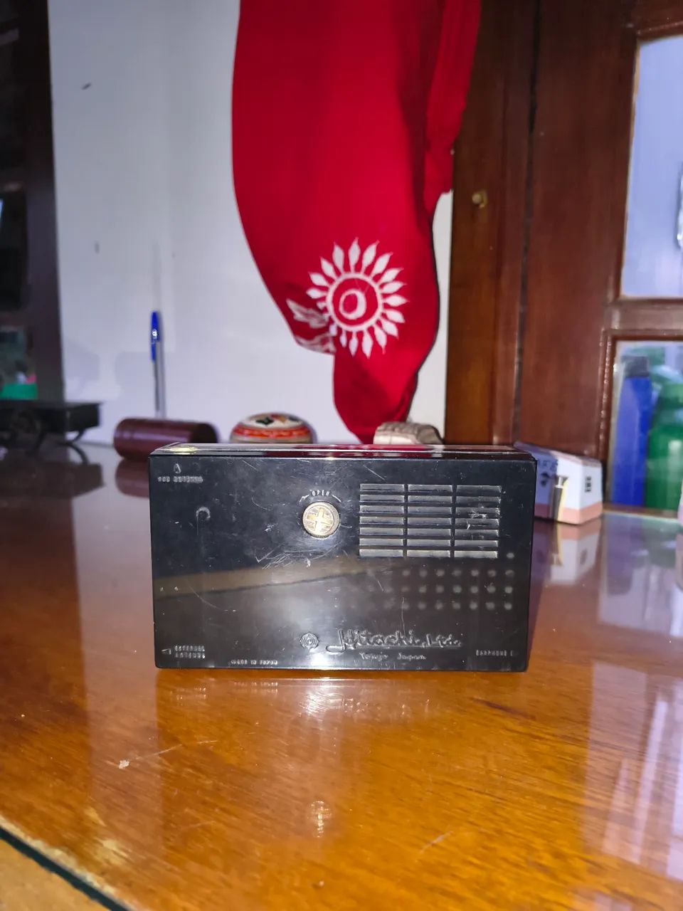 Rádio Portátil Vintage Hitachi Transistor 8 WH-822H - Foto 3
