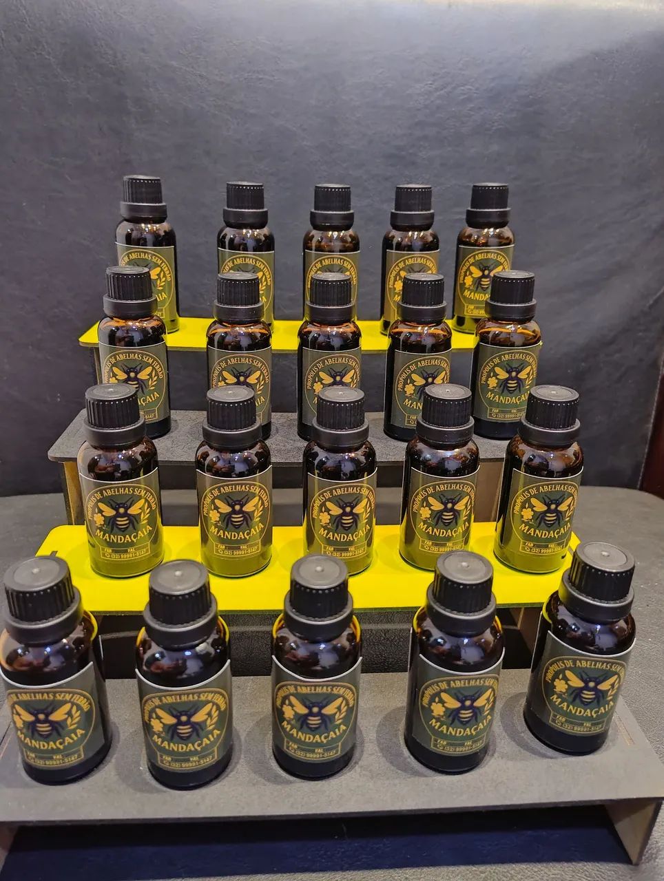 30 ml de EXTRATO DE PRÓPOLIS PURO - ORGÂNICO DE MANDAÇAIA  30 ML - Foto 3
