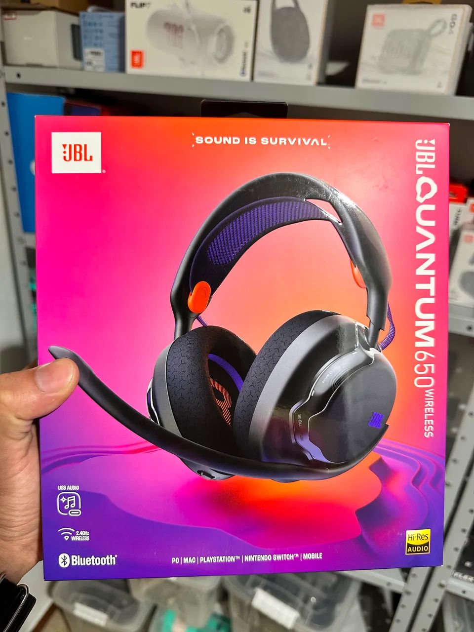 Headset JBL Quantum 650 Bluetooth Preto  - Foto 2