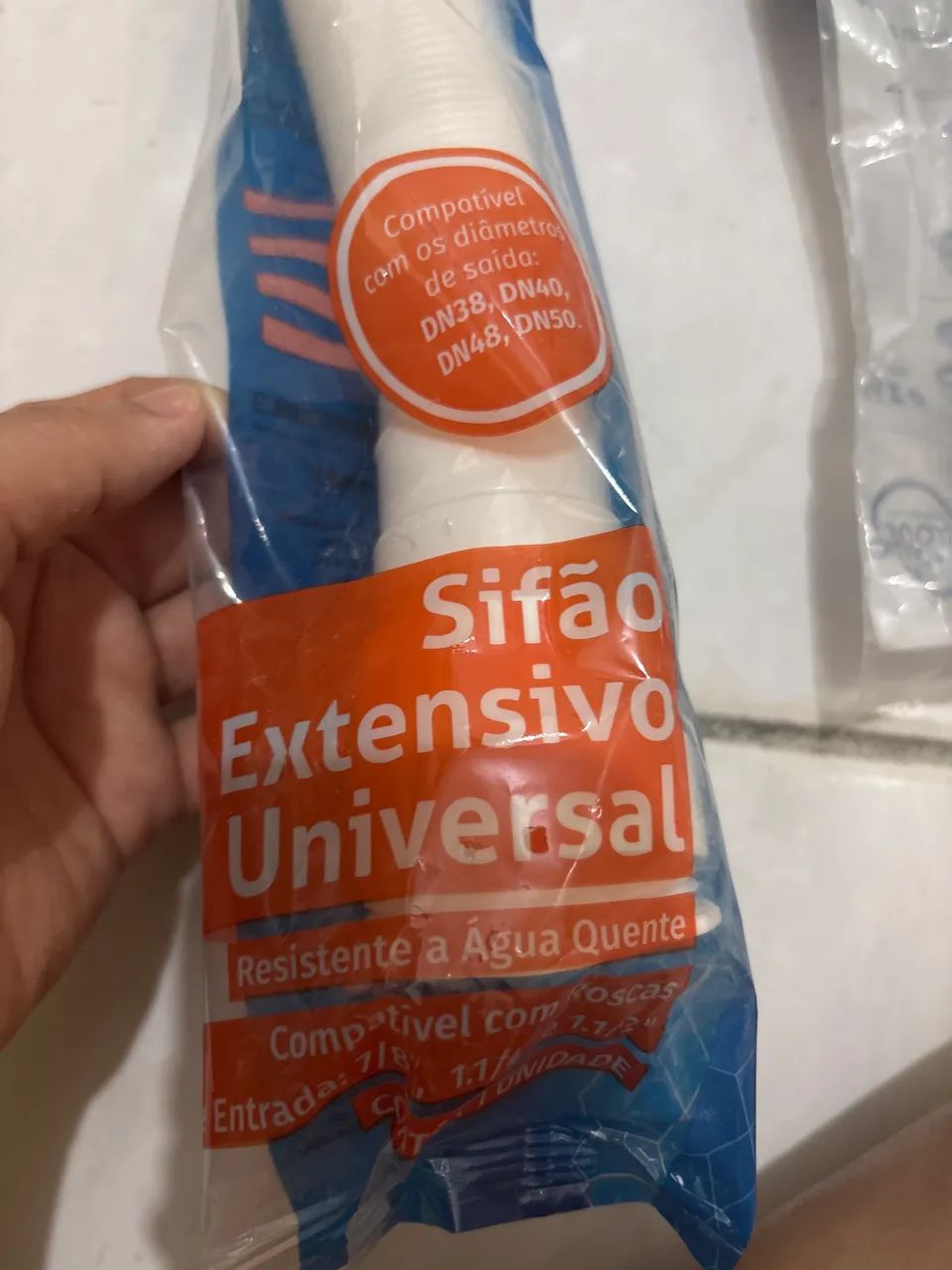 Kit Sifão e válvula para pias e cubas - Foto 3