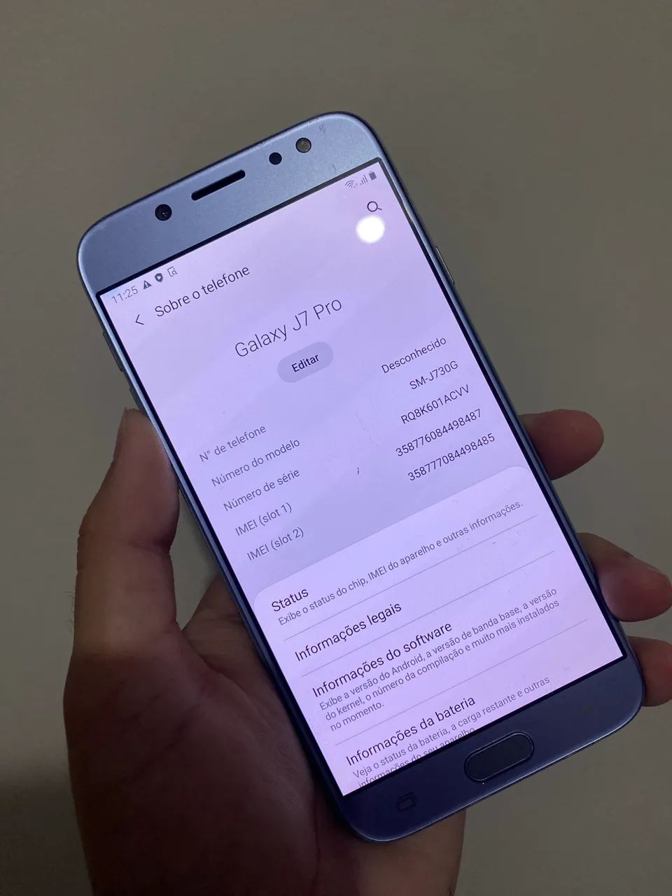 Samsung Galaxy J7 Pró Tela nova OLED + biometria + NFC - Foto 5