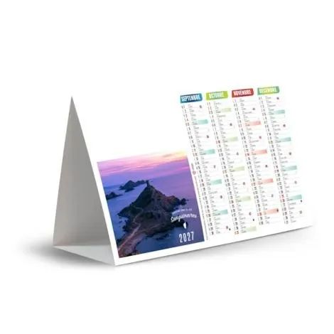 calendário de mesa simples