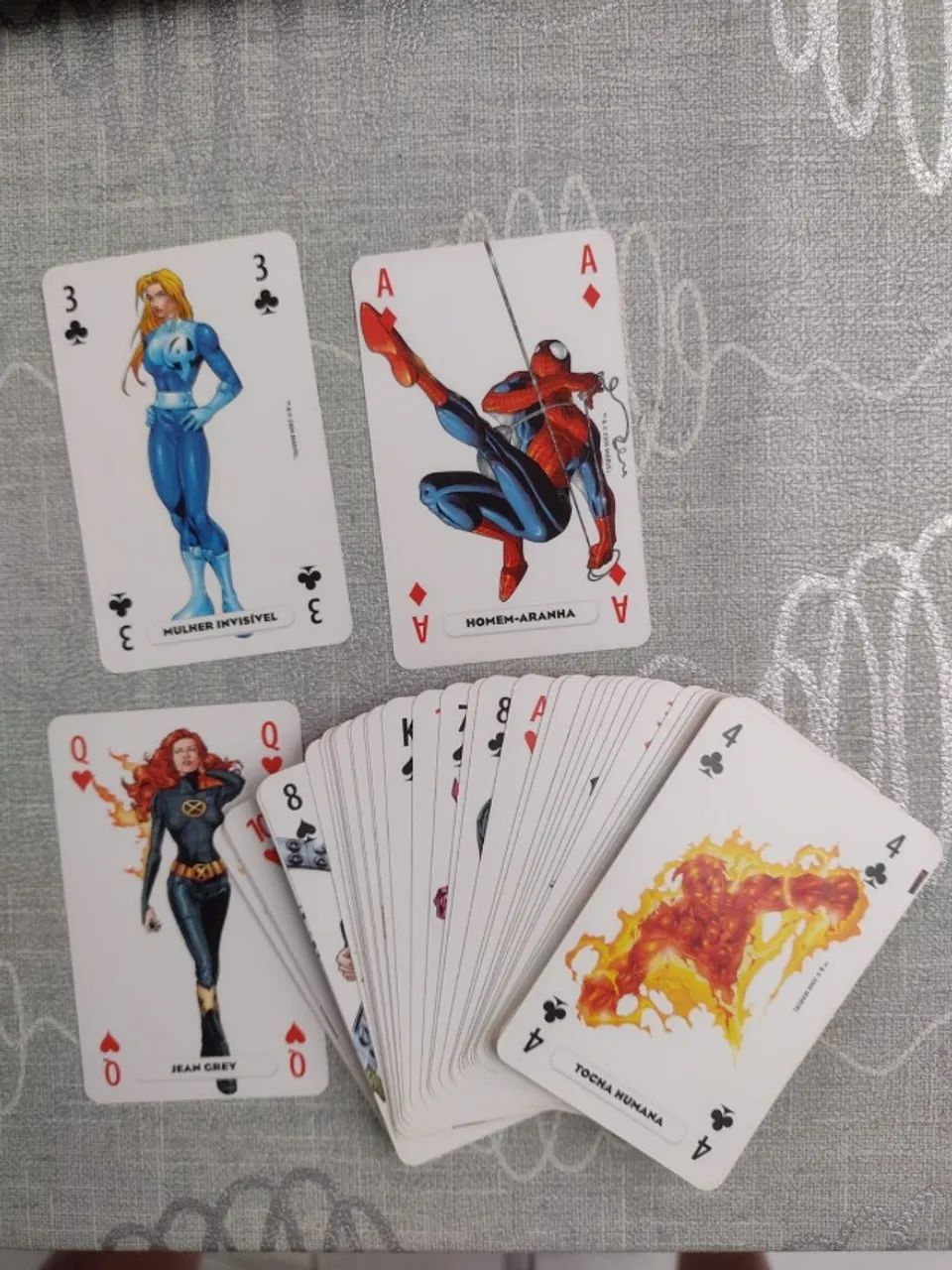 Heróis Marvel - Cartas para jogar - Baralho completo - Foto 2