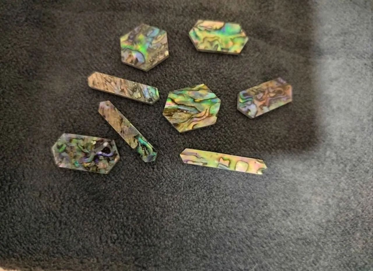 Marcação inlay de abalone 