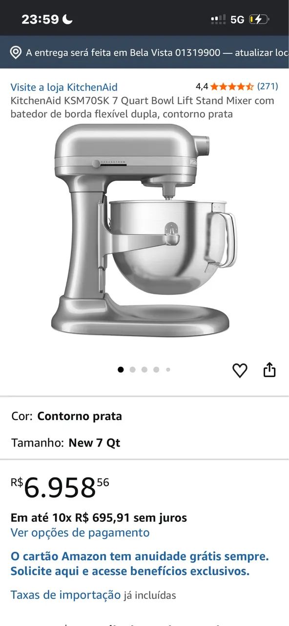 Batedeira Kitchen Aid Professional 5 Plus - Foto 4
