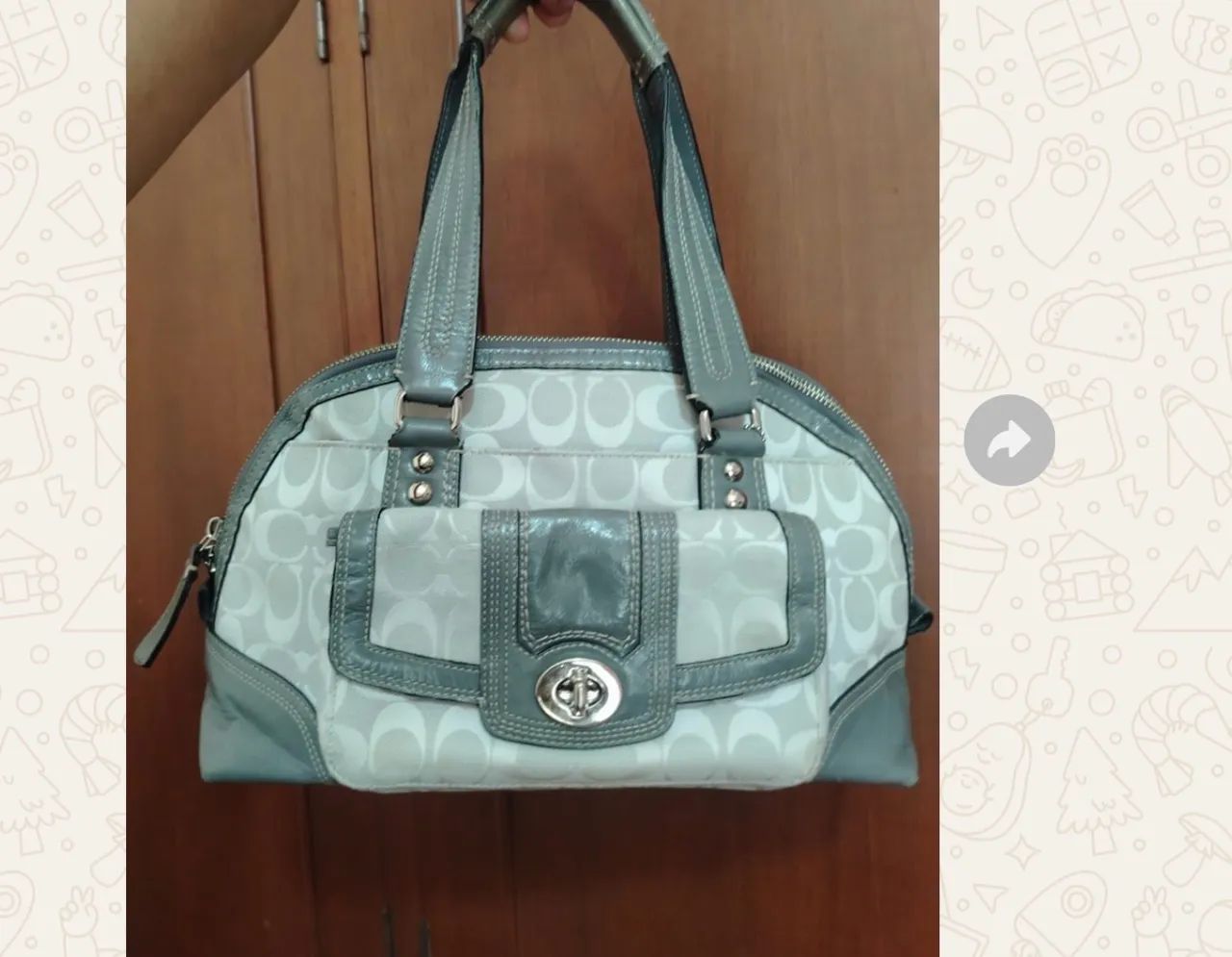Coach vintage original com código de veracidade  - Foto 2
