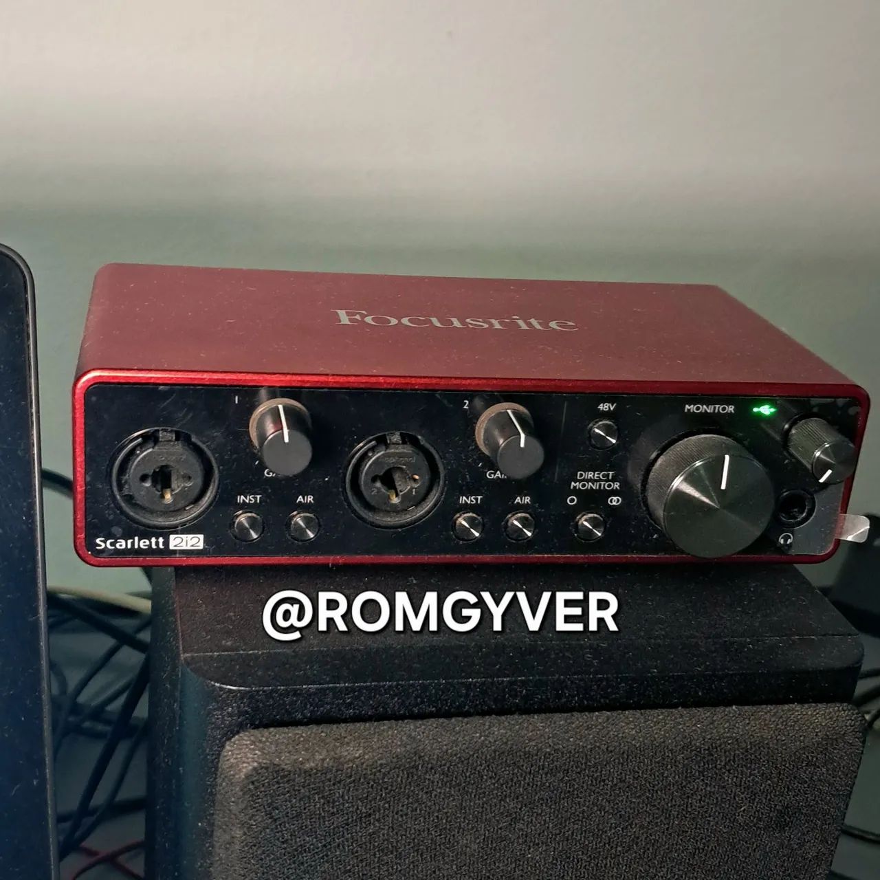 Focusrite scarlett 2i2 Interface de Áudio Placa de Som 