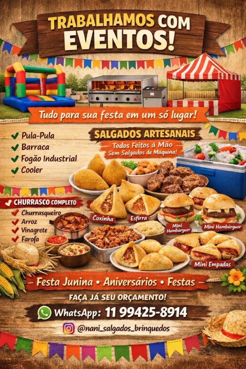 Salgados buffet 