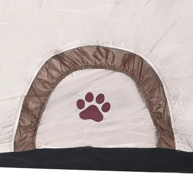Barraca Oásis Para Gazebo Dobrável 3m x 3m Bege e Marrom Bel   - Foto 5
