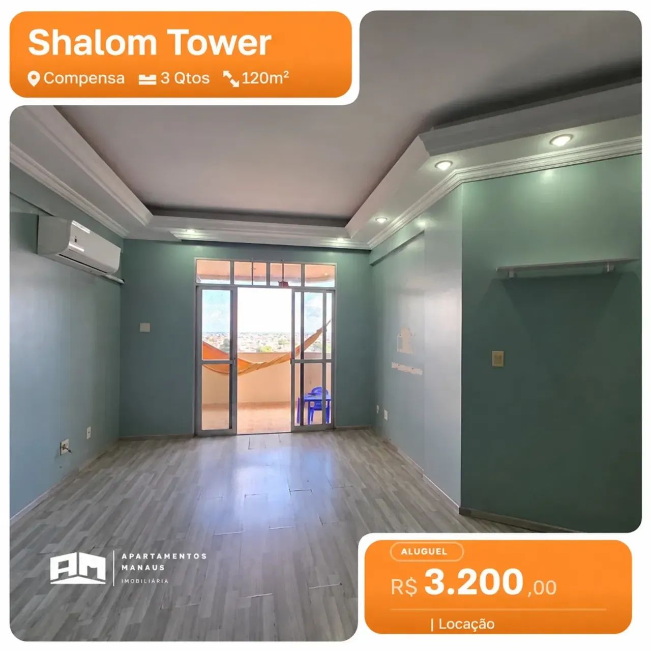 Shalom Tower - 3 Quartos(1 Suíte) - Compensa - Foto 2