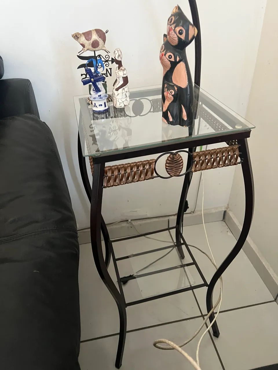 Conjunto de Mesas de Vidro  - Foto 5