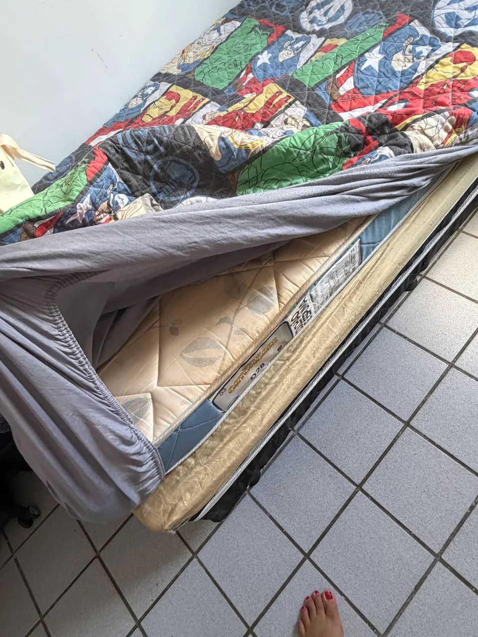 Cama solteiro e Colcao  - Foto 3