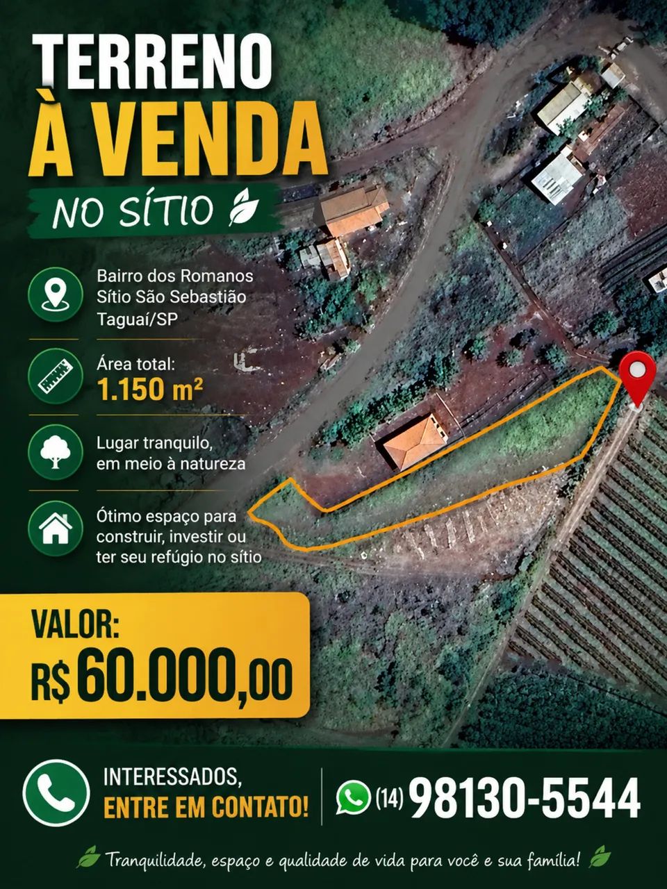 Terreno no sítio 