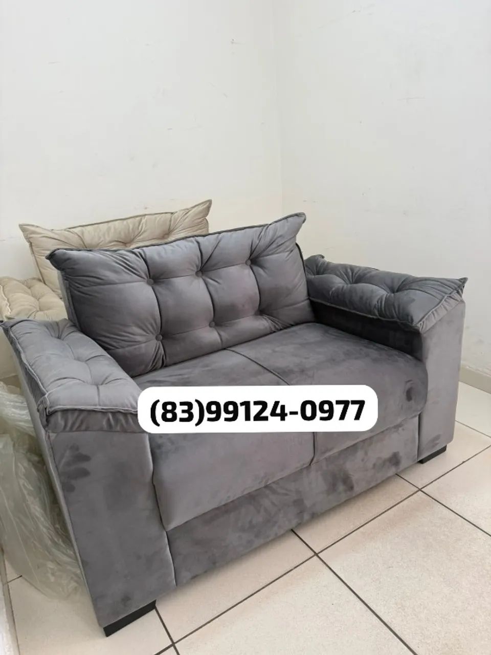 SOFÁ 3 E 2 LUGARES NOVOS COM VALORES PROMOCIONAIS  - Foto 3