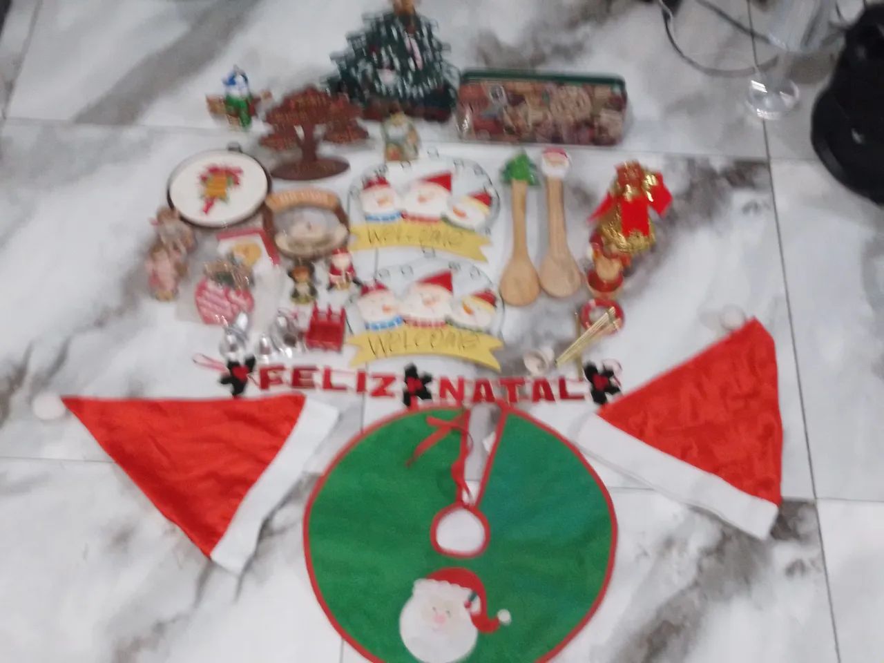 Enfeites de Natal diversos