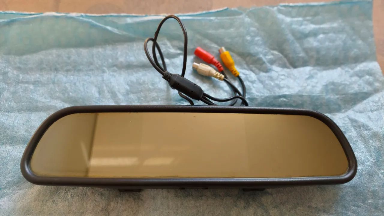 Retrovisor Com Tela LCD 4,3 Polegadas Com Câmera De Ré - Foto 3