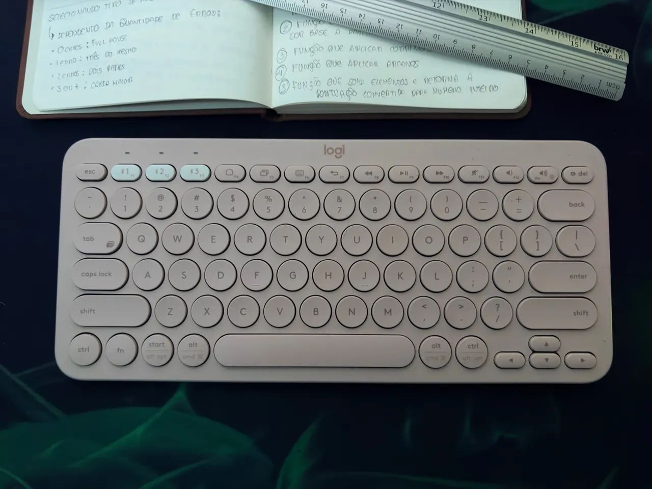 Teclado Bluetooth Logitech K380 Rosa - Foto 3